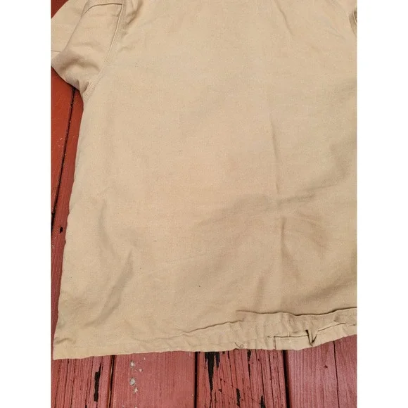 VINTAGE CARHARTT C10 PLAID BLANKET LINED SHORT COAT SIZE XXL UNION MADE IN USA - Picture 10 of 10